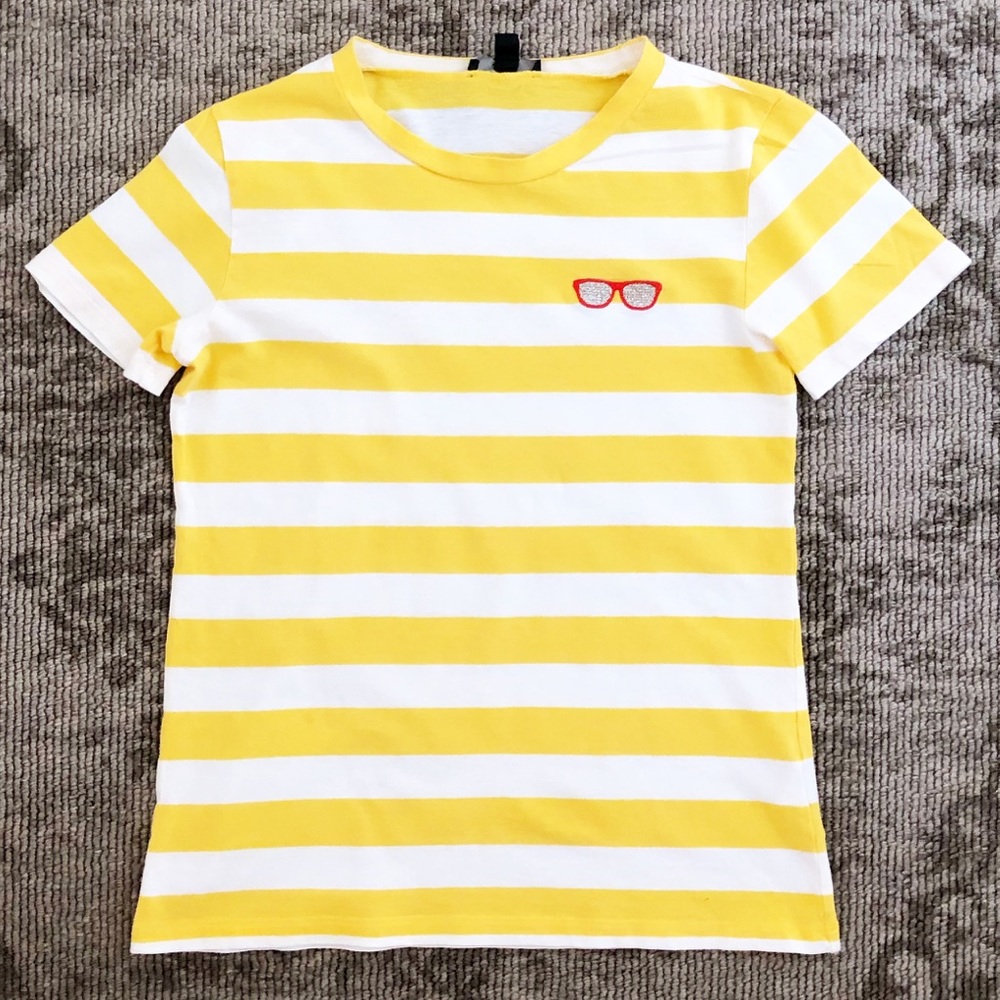 J. Crew • Embroidered Sunglasses T-Shirt 😎